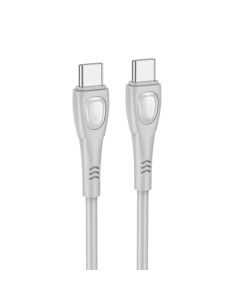Кабель Borofone BX98 Type-C to Type-C Superior 60W 1m Grey (BX98CCG)