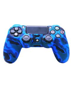 Силіконовий чохол для джойстика Sony PlayStation PS4 Type 1 Camouflage Blue тех.пак