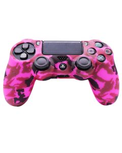 Силіконовий чохол для джойстика Sony PlayStation PS4 Type 1 Camouflage Pink тех.пак