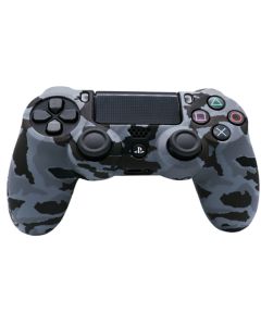 Силиконовый чехол для джойстика Sony PlayStation PS4 Type 1 Camouflage Grey Clear тех.пак