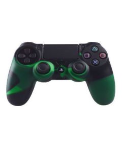 Силиконовый чехол для джойстика Sony PlayStation PS4 Type 2 Camouflage Black/Green тех.пак