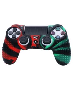 Силіконовий чохол для джойстика Sony PlayStation PS4 Type 3 Dark Red Camo/Dark Green Camo тех.пак