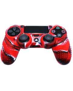 Силіконовий чохол для джойстика Sony PlayStation PS4 Type 4 Red Camo тех.пак