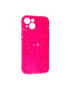 Чехол Silicon Shiny Case iPhone 15 Glitter Ultra Pink