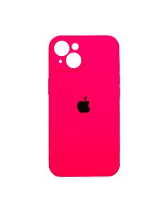 Чохол Soft Touch для Apple iPhone 13 Ulta Pink with Camera Lens Protection Square