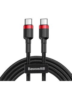 Кабель Baseus Cafule Cable USB Type-C to Type-C 3A 2m Red/Black