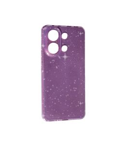 Чехол Silicon Shiny Case Xiaomi Note 13 4G Glitter Lilac Pride