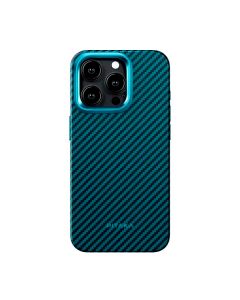 Чехол Pitaka iPhone 15 Pro Max Case with MagSafe Black/Blue (KI1508PMPA)