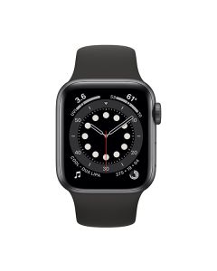 Apple Watch Series 6 GPS 40mm Space Gray Aluminium Case with Black Sport Band (MG133)