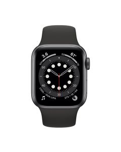 Apple Watch Series 6 GPS 44mm Space Gray Aluminum Case with Black (M00H3)