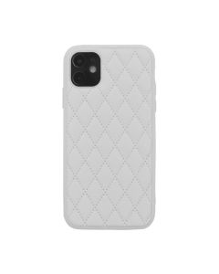 Чохол Leather Lux для iPhone 11 White