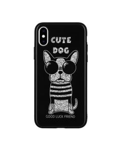 Чохол WK Case WPC-087 для iPhone XS Max Cute Dog Black