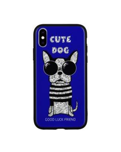 Чохол WK Case WPC-087 для iPhone XS Max Cute Dog Blue