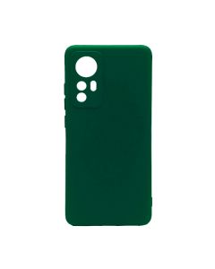 Чехол Original Soft Touch Case for Xiaomi 12/12X Dark Green with Camera Lens