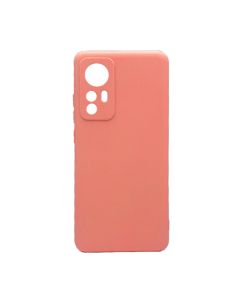 Чехол Original Soft Touch Case for Xiaomi 12/12X Pink with Camera Lens