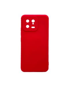 Чехол Original Soft Touch Case for Xiaomi 13 Red with Camera Lens