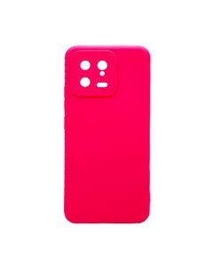 Чехол Original Soft Touch Case for Xiaomi 13 Ultra Pink with Camera Lens