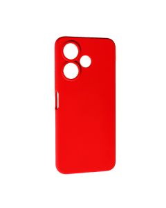 Чехол Original Soft Touch Case for Xiaomi Redmi 13 4G/Poco M6 4G Red with Camera Lens