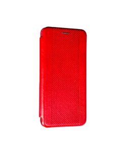 Чохол книжка Kira Slim Shell для Xiaomi Redmi 13 4G/Poco M6 4G Red Perforation NEW