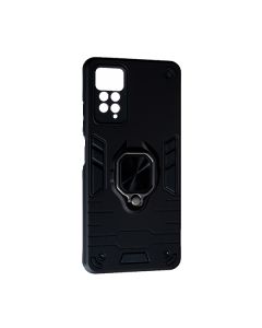 Чохол Armor Antishock Case для Xiaomi Redmi Note12 Pro 4G with Ring Black with Camera Lens