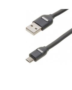 Кабель XO NB150 Micro USB 1m 2.4A Black