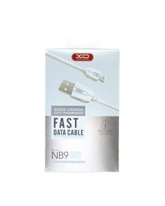 Кабель XO NB9 Micro USB 2m 2.4A White
