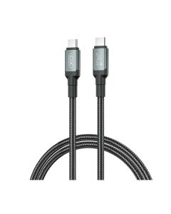 Кабель XO NBQ264A Type-C to Type-C 1m 240W Black