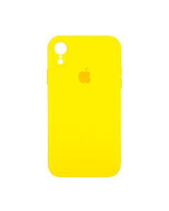 Чехол Soft Touch для Apple iPhone XR Yellow with Camera Lens Protection