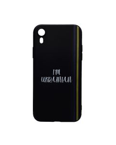 Чохол Wave We are Ukraine Case iPhone XR Black I`m Ukrainian with Camera Lens