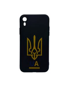 Чехол Wave We are Ukraine Case iPhone XR Black U&A with Camera Lens