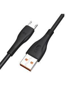 Кабель XO NB185 Micro USB 1m 6A Black
