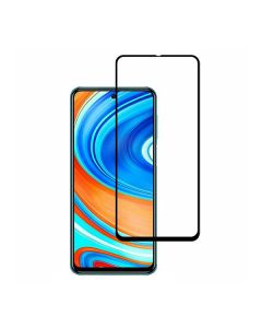 Защитное стекло для Xiaomi Redmi Note 9 Pro 3D Black (тех.пак)