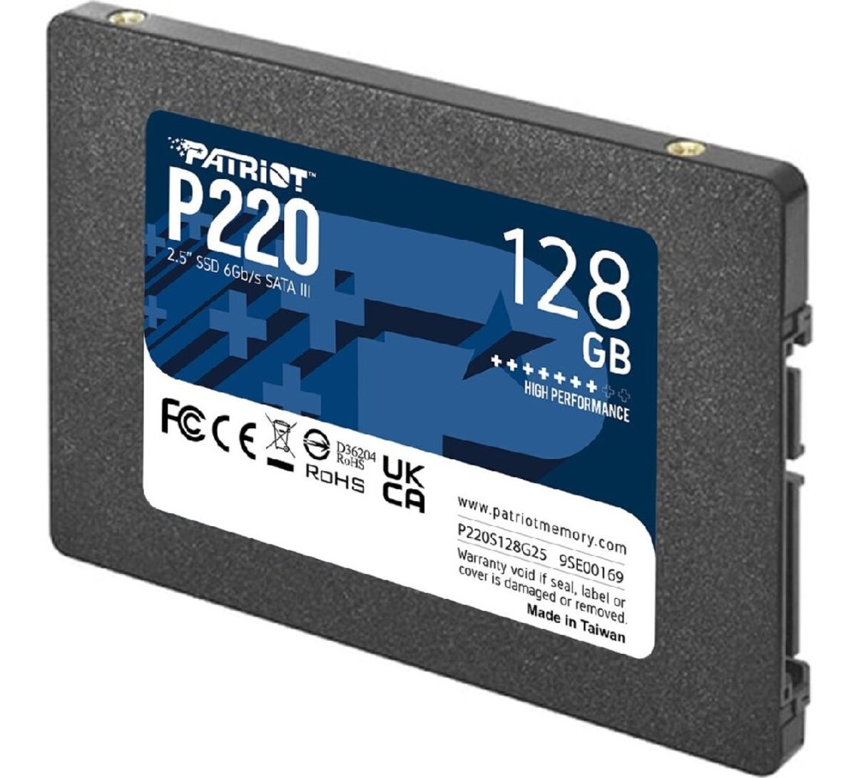 Накопичувач SSD Patriot P220 128GB 2.5" 7mm SATAIII