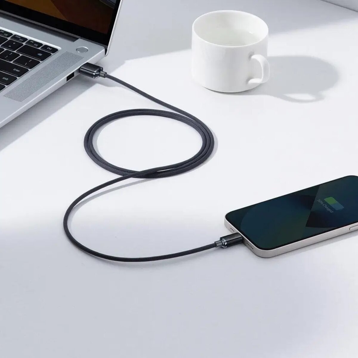 Кабель Baseus Crystal Shine Series Fast Charging Data Cable USB to iP 2.4A 1.2m Black