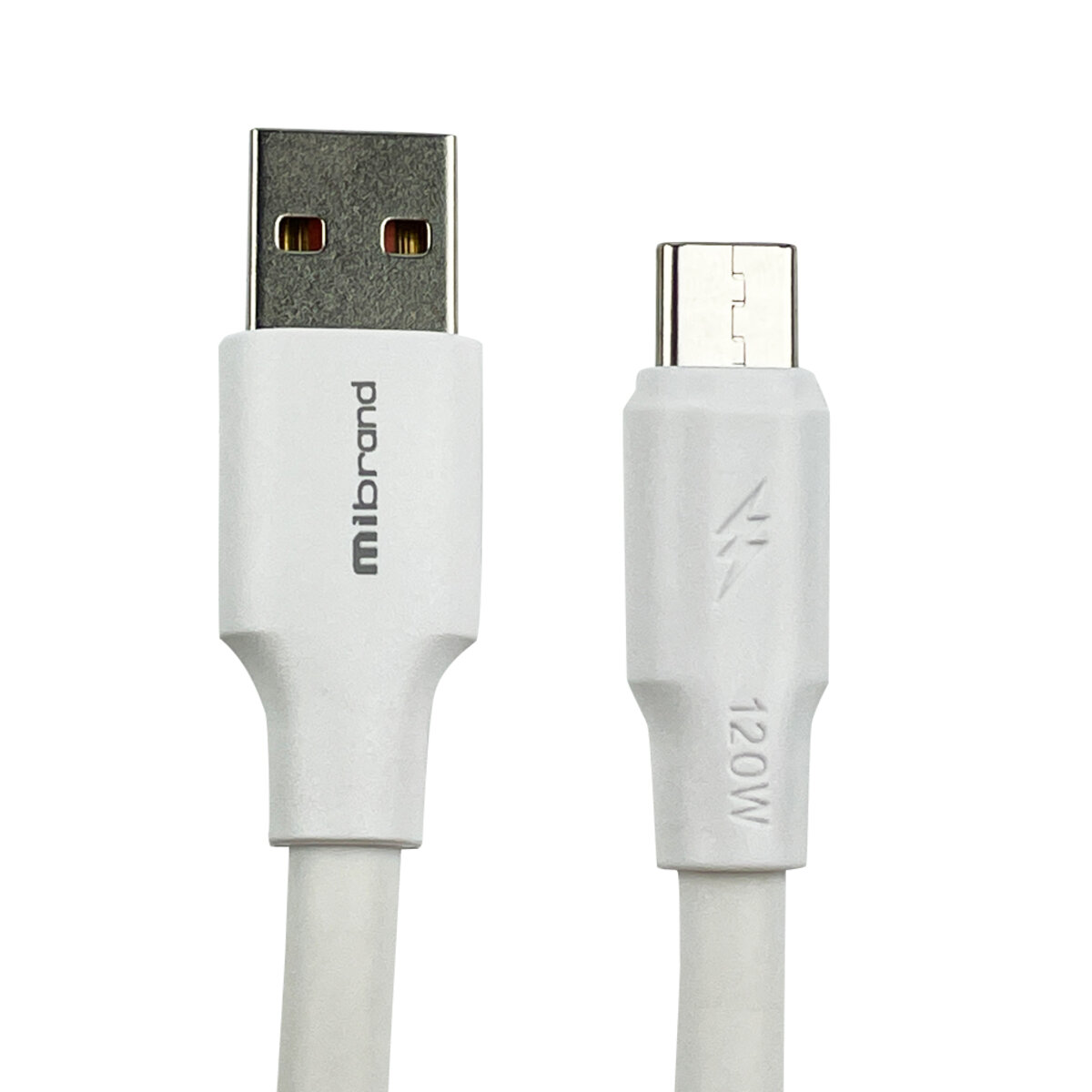 Кабель Mibrand MI-98 PVC Tube Cable USB for Micro 120W 1m White