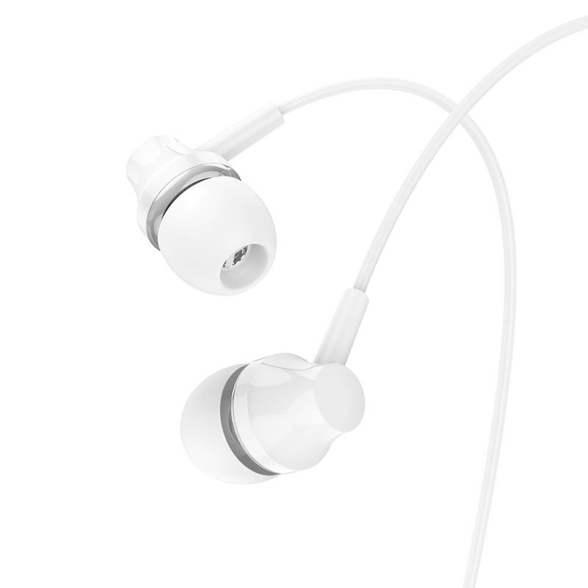 Навушники BOROFONE BM74 Singer universal earphones with microphone White