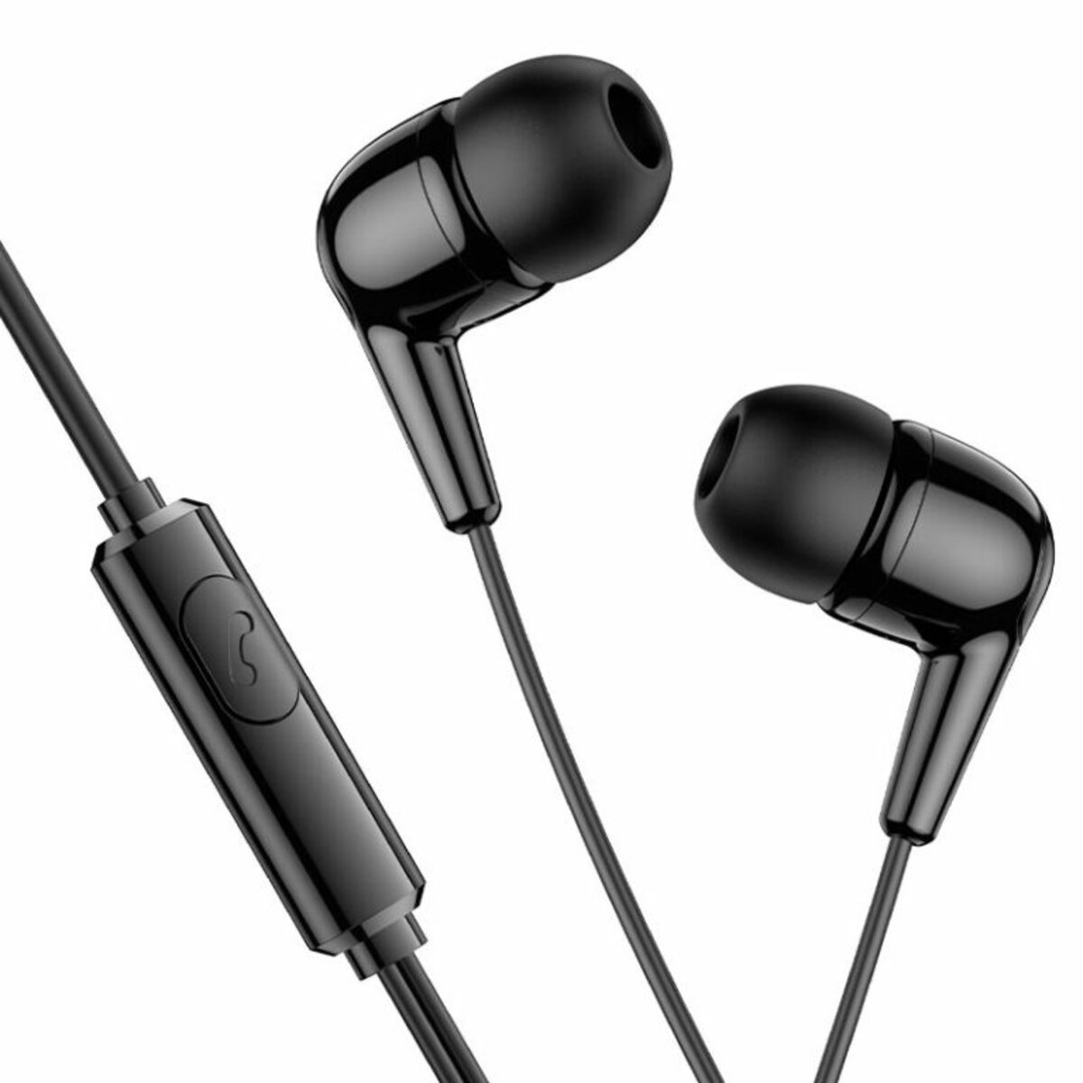 Навушники HOCO M97 Enjoy universal earphones with mic Black