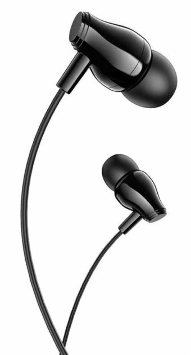 Навушники BOROFONE BM61 Wanderer universal earphones with mic Black