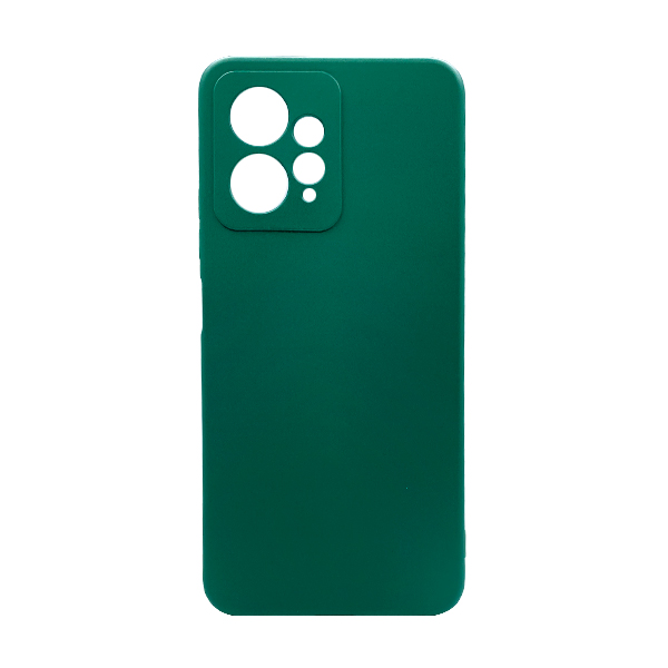 Чехол Original Soft Touch Case for Xiaomi Redmi Note12 4G Dark Green with Camera Lens