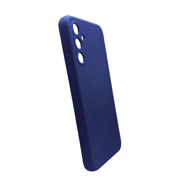 Чехол Original Soft Touch Case for Samsung A24-A245 Dark Blue with Camera Lens