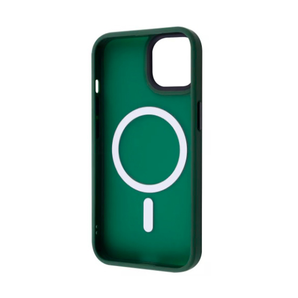 Чехол Wave Matte Colorful Case для Apple iPhone 14 Plus with MagSafe Dark Green