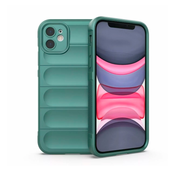 Чехол Cosmic Magic Shield for iPhone 12 Dark Green with Camera Lens