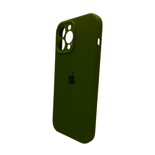 Чехол Soft Touch для Apple iPhone 13 Pro Max Dark Olive with Camera Lens Protection