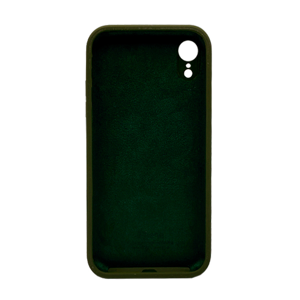 Чехол Soft Touch для Apple iPhone XR Dark Olive with Camera Lens Protection