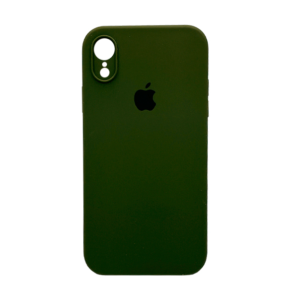 Чехол Soft Touch для Apple iPhone XR Dark Olive with Camera Lens Protection