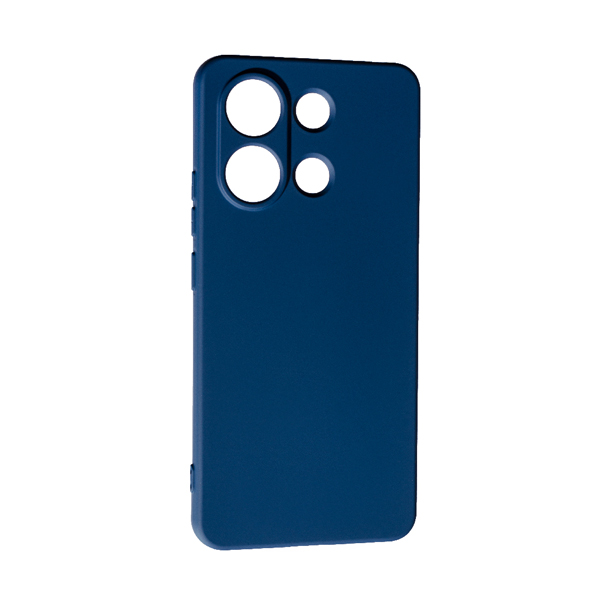 Чехол Original Soft Touch Case for Xiaomi Redmi Note13 4G Dark Blue with Camera Lens