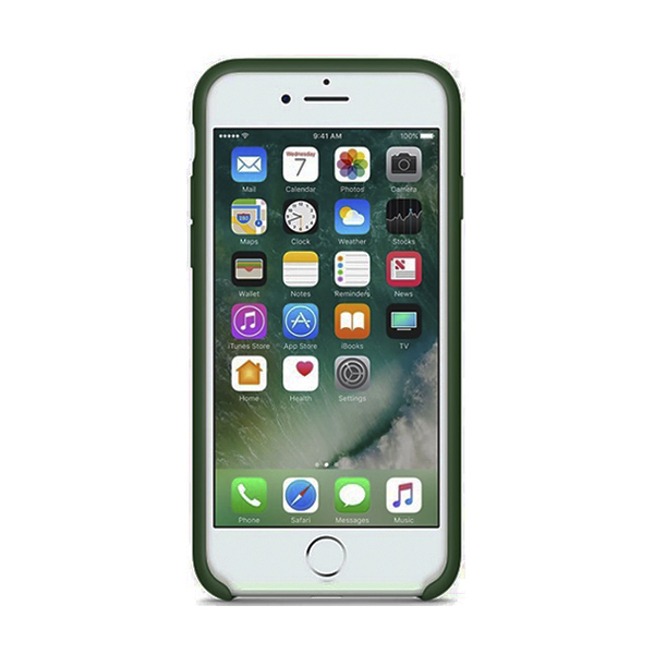 Чехол Soft Touch для Apple iPhone 7/8/SE 2020/SE 2022 Dark Green