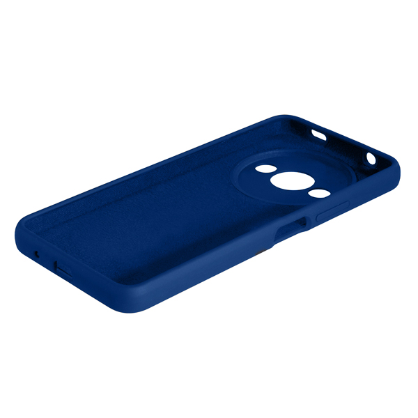 Чехол Original Soft Touch Case for Xiaomi Redmi A3/Poco C61 Dark Blue with Camera Lens