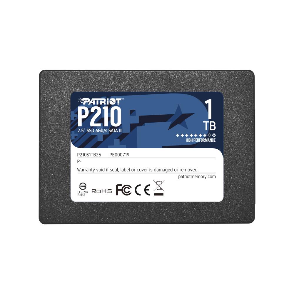 Накопичувач SSD Patriot P210 1TB 2.5" 7mm SATAIII 3D QLC