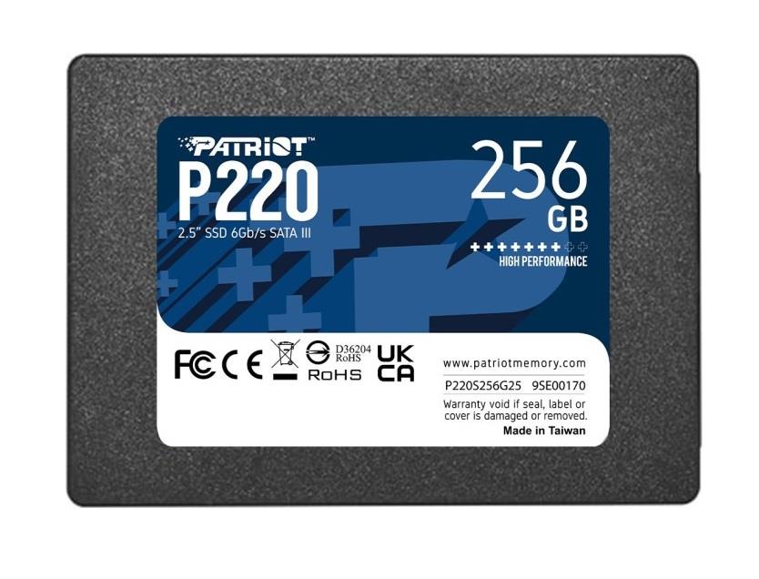 Накопичувач SSD Patriot P220 256GB 2.5" 7mm SATAIII